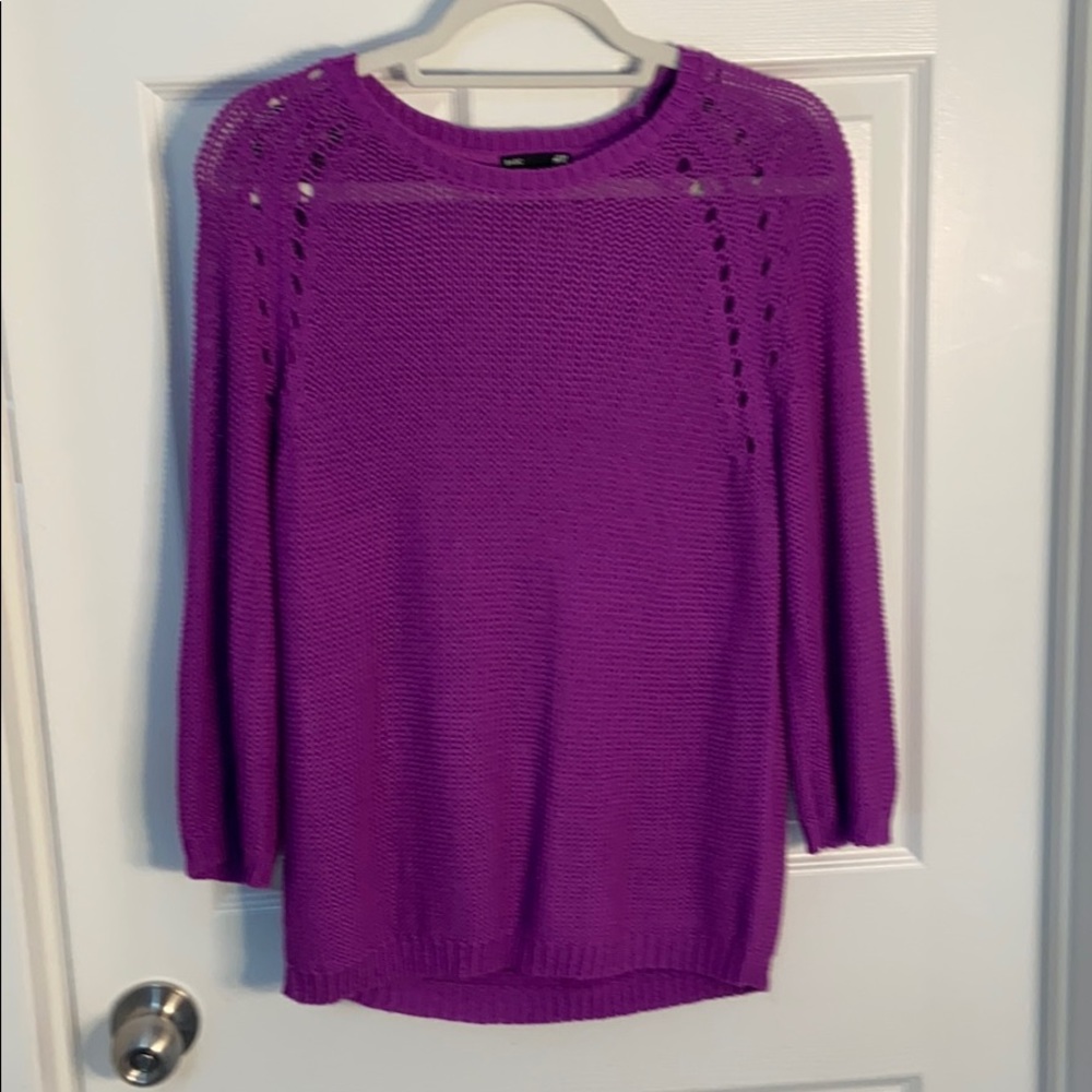 Purple lightweight sweater
